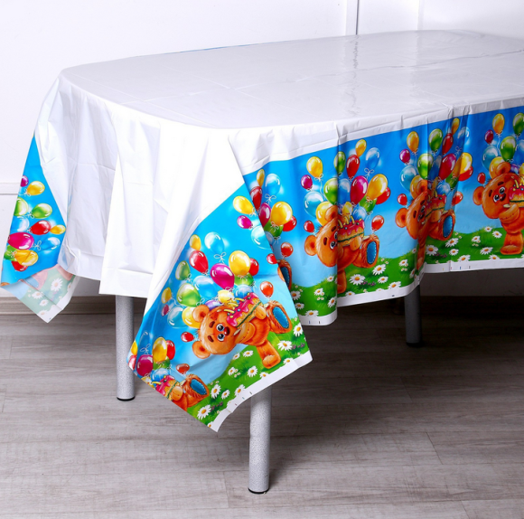 Скатерть одноразовая Мишутка 137*180см Арт-2789888