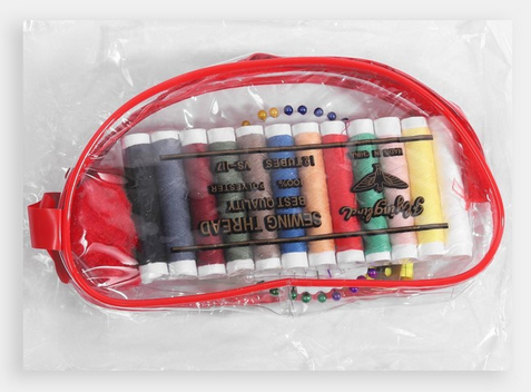 Швейный набор 65 предметов в сумочке ПВХ Арт-600403