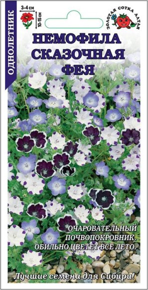 Цветы Немофила Сказочная Фея ЦВ/П (СОТКА)