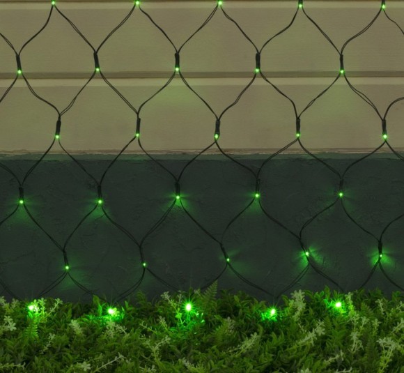 Лампа на солнечной батарее Сеть 2м*1,5м 2режима Зелёная 4137035 Лампа на солнечной батарее Сеть 2м*1,5м 2режима Зелёная 4137035