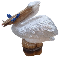 Фигурка Птица Пеликан с рыбками Арт-JNG-989 34*36см