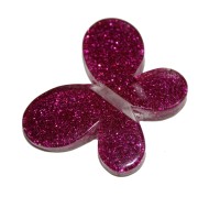 Камешки Кристаллы Бабочка с блёстками GB01 (250гр)