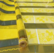 Пленка прозрачная с рисунком Президент Виноград Желтая 70см/200гр