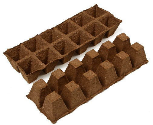 МиниПарник Торф кассета 24яч*50мл + поддон Арт-1306314