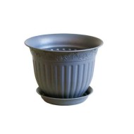 Горшок Виноград 6лит D-29см Антрацит с поддоном