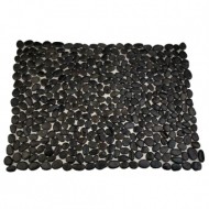 Каменная мозаика Коврик MS-00-3P ГАЛЬКА черная 70*50см