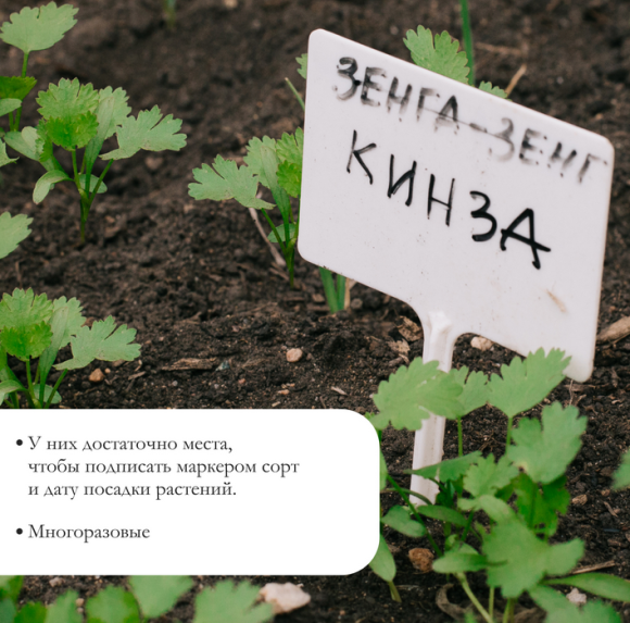 Набор табличек 15см*10штук Greengo Арт-150878 Набор табличек 15см*10штук Greengo Арт-150878