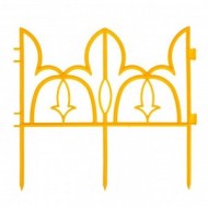 Заборчик пластиковый Лилия 3мет*9 секций 33*30см