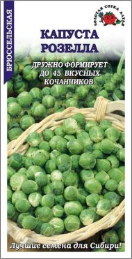 Капуста брюссельская Розелла ЦВ/П (СОТКА) 0,3 среднеранний