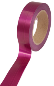 Лента Простая 3см*50ярд Вишневая