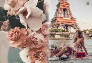 Бумага Листами Дизайнерская Осень в Париже 50/70см 1уп/10шт Цена за лист