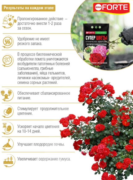 Удобрение Супер Цветы 2кг Бона Форте (1уп/10шт) min 5шт