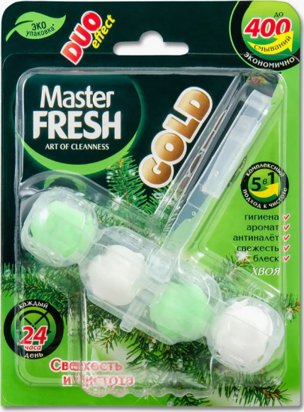 Подвесной блок для унитаза Master Fresh Хвоя 1шт