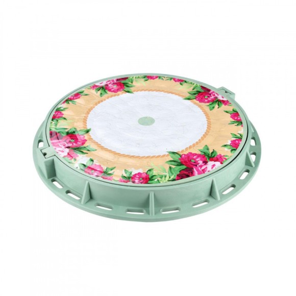 Люк канализационный Винтаж М-5563 ПЛАСТИКОВ