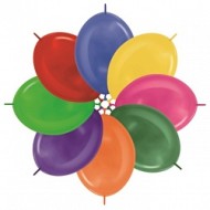 Шар латексный линколун 6/15см металлик Ассорти 1уп/100шт