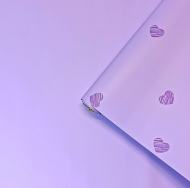 Пленка матовая Моя Любовь Лаванда 58см/10м