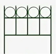 Заборчик металлический Нолик 3,45м (5секций)