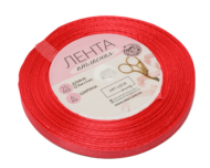 Лента Атласная 6мм*22ярд Коралловая №65