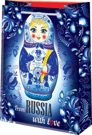 Сумочка пакет картон 180*227*100мм Арт-10-30-165 M