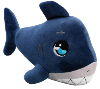 Игрушка мягкая Акула 23см