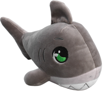 Игрушка мягкая Акула 23см