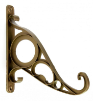 Крючок для подвесных кашпо настен пластик Золото 20см Крючок для подвесных кашпо настен пластик Золото 20см