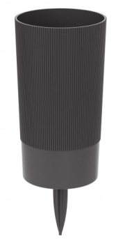 Колба для цветов с колышком Версаль Графитовая 150*280мм М-8939 Колба для цветов с колышком Версаль Графитовая 150*280мм М-8939