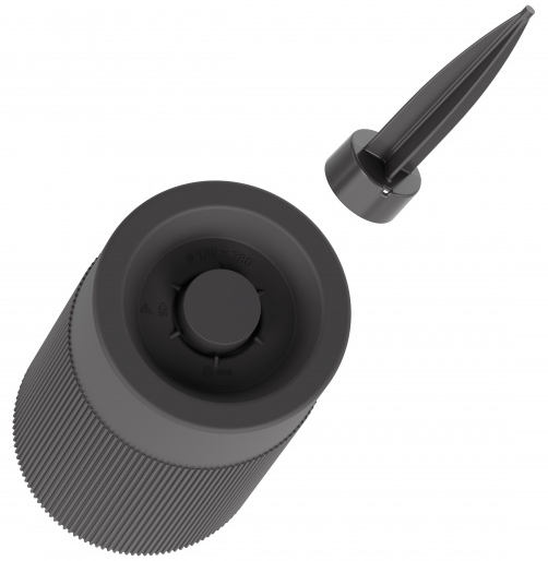 Колба для цветов с колышком Версаль Графитовая 150*280мм М-8939 Колба для цветов с колышком Версаль Графитовая 150*280мм М-8939