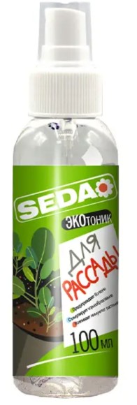 Удобрение ЭКОтоник для Рассады SEDA 250мл (1уп/12шт) Зал УПАКОВКА