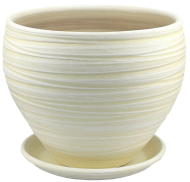 Кашпо Модерн классика Ваниль Арт-33-217 (D-24см) 5.5л Кашпо Модерн классика Ваниль Арт-33-217 (D-24см) 5.5л