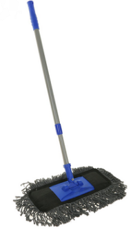 Швабра плоская 69-118см + насадка Х/Б Доляна Арт-2522113