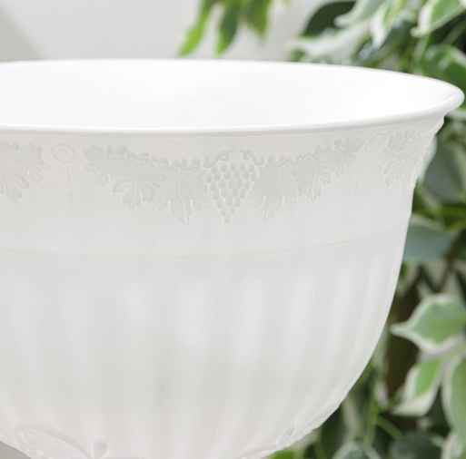 Горшок вазон на ножке Ангара 12лит Белый