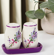 Набор для специй Лаванда 2 предм Арт-4826236