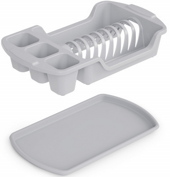 Сушилка пластиковая для посуды Хозяюшка Арт-М-1768 Н- 43*25см