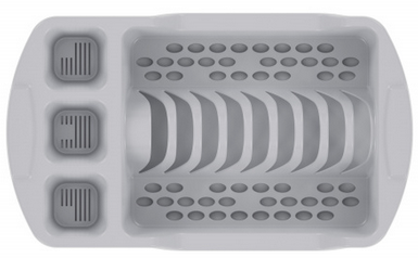 Сушилка пластиковая для посуды Хозяюшка Арт-М-1768 Н- 43*25см