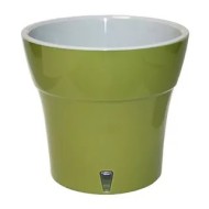 Горшок Santino Дали 2,1лит Оливковый-Серый (с дренажной системой)