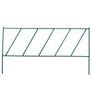 Заборчик металлический Лесенка 5м (5секций) высота 55см