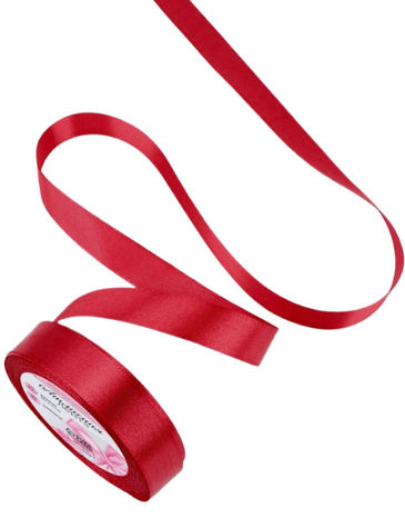 Лента Атласная 20мм*25ярд Красная Лента Атласная 20мм*25ярд Красная