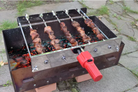 Мангал автомат Чудо 5 шампуров УЗБИ Мангал автомат Чудо 5 шампуров УЗБИ