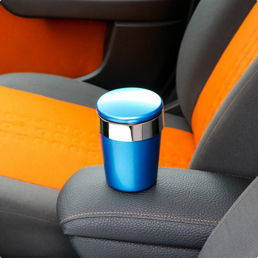 Пепельница для авто TORSO Синяя Арт-5182349 Пепельница для авто TORSO Синяя Арт-5182349