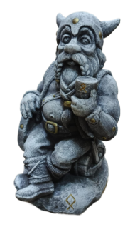 Фигурка копилка Викинг с рогом одал Арт-Кп011 35см