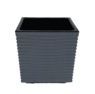 Горшок Стиль 1,5лит Светло-Серый (с дренажной системой)