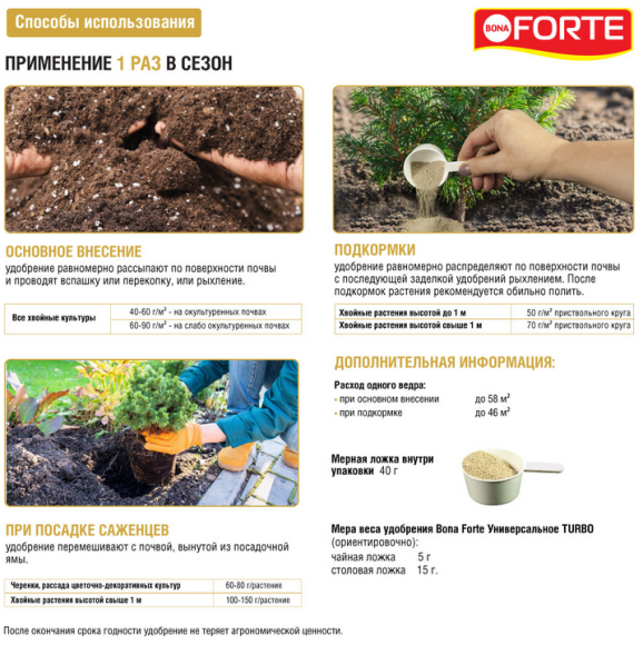 Удобрение Бона Форте ведро Хвойное 3лит/2,3кг (1уп/4шт)