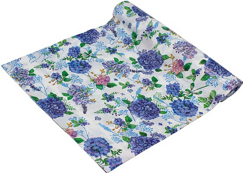 Скатерть одноразовая Гортензия 120*180см Арт-28890