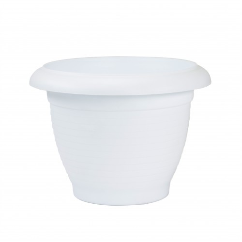 Горшок Терра 9,3лит Белый с поддоном