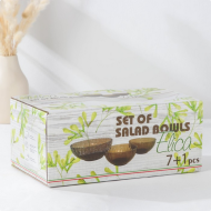 Набор Салатников Стекло 8шт Арт-2539181