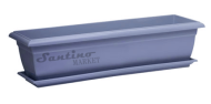 Балконный ящик Santino 585мм Дымчато Синий с поддоном