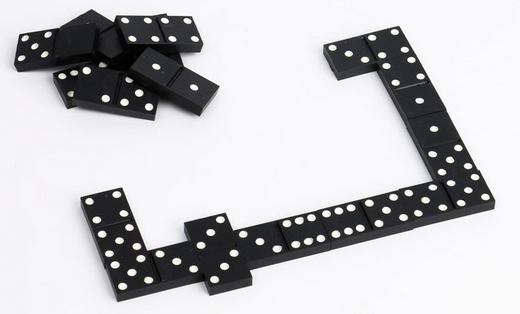 Домино Советское в пластик коробке (28 костяшек) Арт-3091534