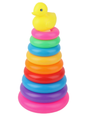 Пирамидка из колец с Уткой 30см