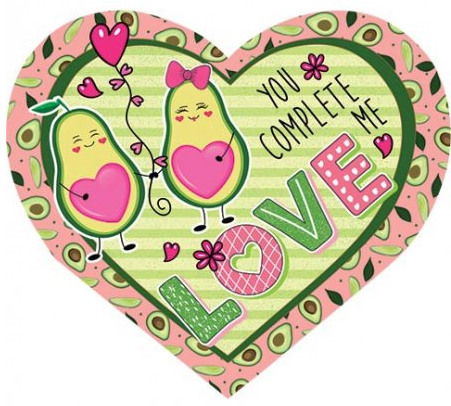 Валентинка LOVE Арт-2-46-14142 10шт